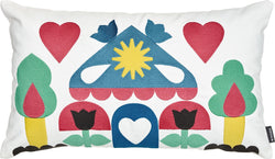 HOIHAUS Cuscino decorativo design: sonnhild kestler  - Multicolore / P: 30.0 cm x A: 50.0 cm