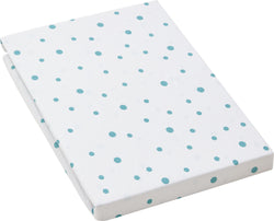 ANDRI Drap-housse en jersey - Bleu / L: 90.0 cm x P: 200.0 cm