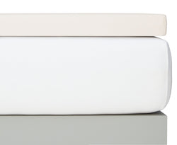 LEANDRO II Drap-housse Topper Boxspring - Écru / L: 160.0 cm x H: 200.0 cm