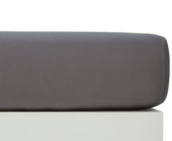 AYLA Jersey-Fixleintuch - B: 90.0 cm x H: 220.0 cm / Schiefer Grau