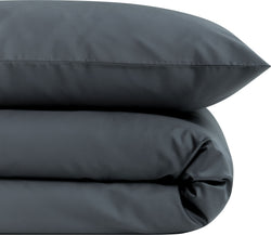 PENELOPE Taie d'oreiller en satin - Bleu-gris / Taie d''oreiller - 65 x 100 cm