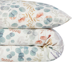 ALYSSA Taie d'oreiller en satin - Multicolore / Fourre de duvet - 160 x 210 cm