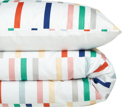 KNUT Housse de couette en percale - Blanc / Fourre de duvet - 160 x 210 cm