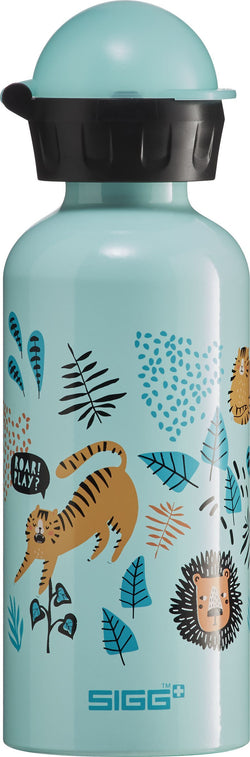Gourde Sigg JUNGLE - Vert, multicolore / H : 19,5 cm