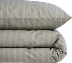 AYO Taie d'oreiller en satin - Couronne de laurier / Fourre de duvet - 200 x 210 cm
