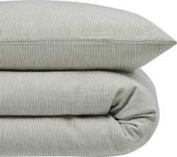 KIMANI Taie d'oreiller en mousseline - Couronne de laurier / Fourre de duvet - 200 x 210 cm