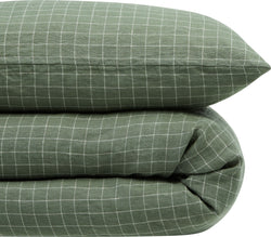 Biancheria da letto in lino KALANI - Fodera per cuscino - 50 x 70 cm / Verde timo