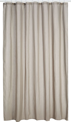 SHANTI Duschvorhang - B: 180.0 cm x H: 180.0 cm / Taupe