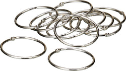 RINGO Anneaux de rideau de douche - Argent