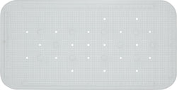 Tapis de baignoire en mousse - Blanc / L : 36,0 cm x H : 72,0 cm