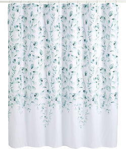 CALI Rideau de douche - Vert / L: 180.0 cm x H: 200.0 cm