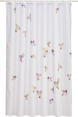 KOLIBRI Duschvorhang 180x200cm blau - Multicolor / L: 180.0 cm x H: 200.0 cm