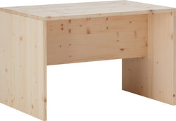 JON Kindertisch - Natur roh / B: 68.0 cm x T: 48.0 cm x H: 46.0 cm