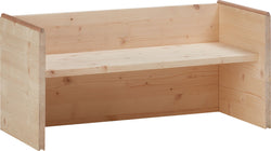 JON Banc empilable pour enfants - Matières premières naturelles / L: 63.0 cm x P: 29.5 cm x H: 30.5 cm