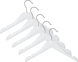 MAEL Cintre pour enfants - Blanc / L: 30.0 cm x P: 1.5 cm