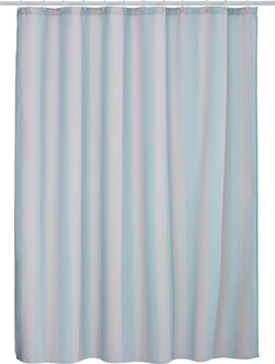 RIGATO Rideau de douche - Bleu / L : 180,0 cm x H : 200,0 cm