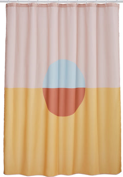 Rideau de douche LOREA - L : 180,0 cm x H : 180,0 cm / Multicolore