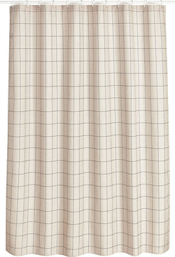 Rideau de douche LINO - L : 180,0 cm x H : 180,0 cm / Beige