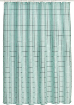 LINO Duschvorhang - B: 180.0 cm x H: 200.0 cm / Hellblau