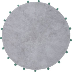 TONIO Tappeto per bambini - grigio / P: 1.0 cm x D: 120.0 cm