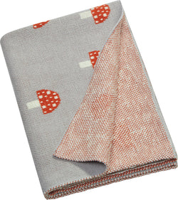 TRANA Couverture - Brun / L: 75.0 cm x H: 100.0 cm