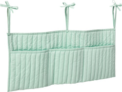 ELISEA Babybett Organizer - Hellblau / B: 64.0 cm x H: 26.0 cm