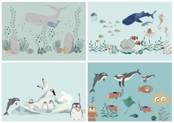 SEALIFE Papiertischset - Multicolor / B: 42.0 cm x T: 30.0 cm