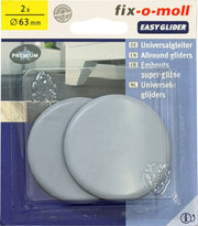 Fix-O-Moll Patins universel 5 mm / Ø 63 mm 2 x Patins universel
