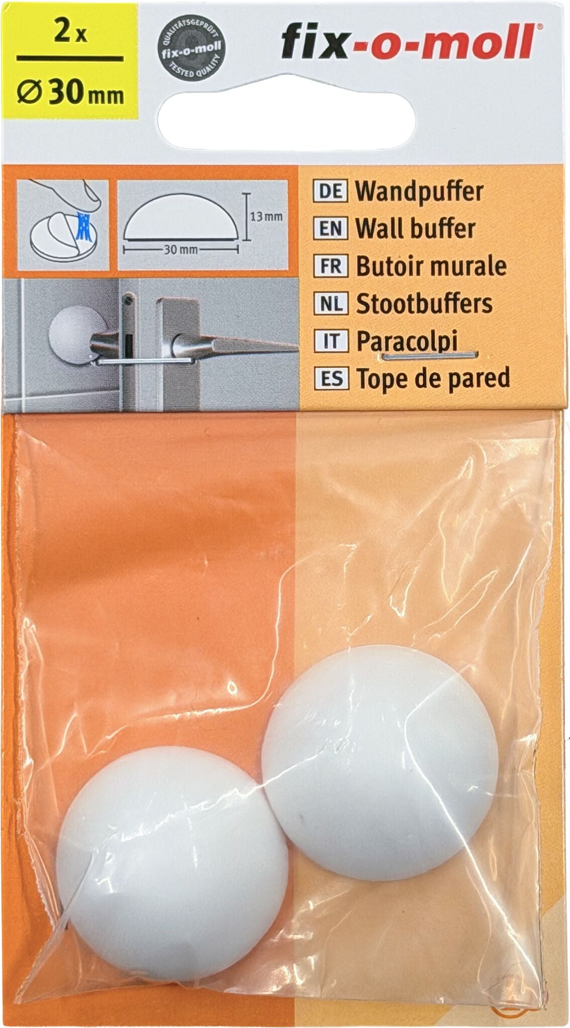 Fix-O-Moll Butoir de porte Ø 30 mm 2 x Butoir de porte