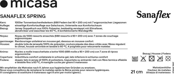 Sanaflex SPRING Materasso