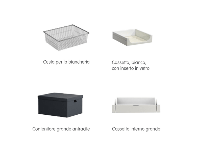 Vari accessori