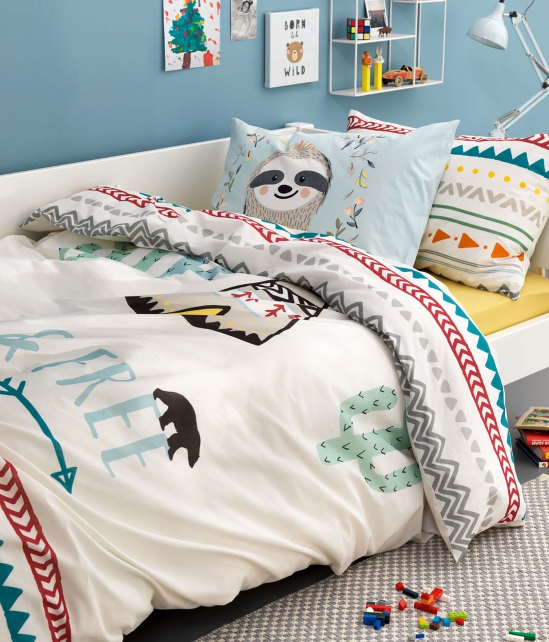 Verspielte Bettwäsche