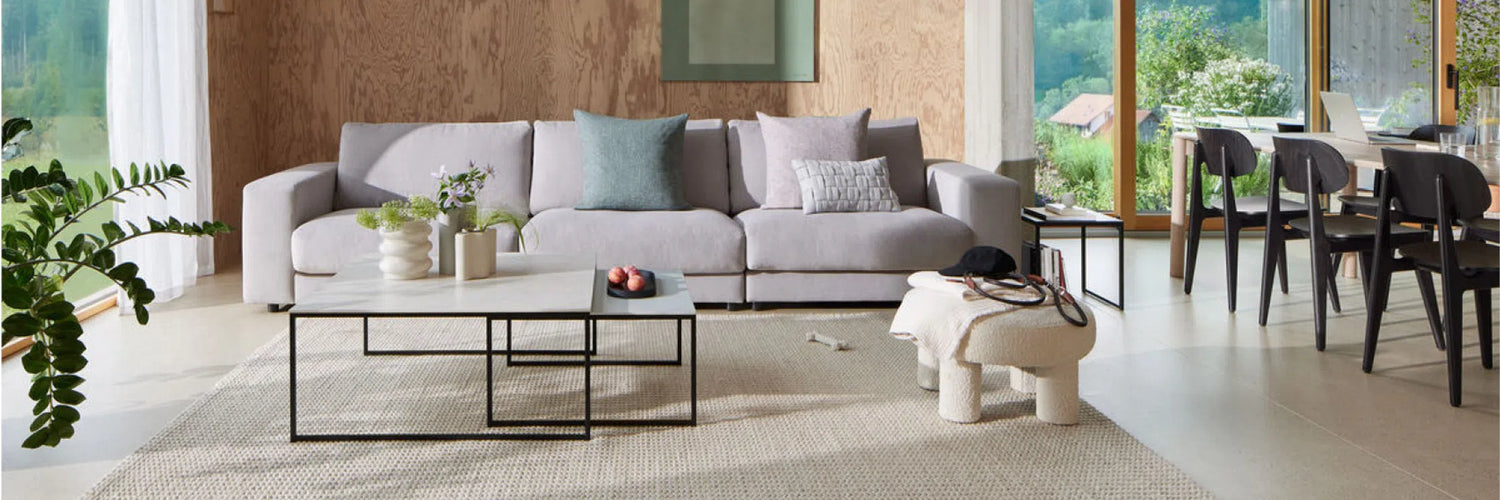 Design moderno del soggiorno dalla collezione FS25.